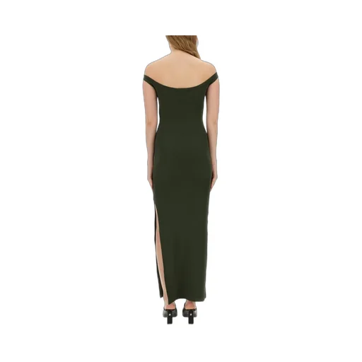 Hyperbole 90's Rib Long Dress