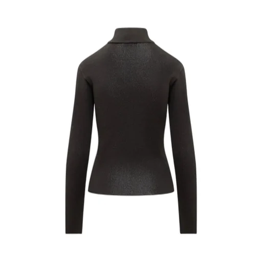 Logo Intarsia High Neck Jumper