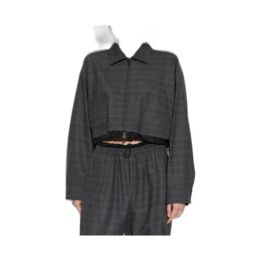 J-Ting-Fem Cropped Coach Jacket