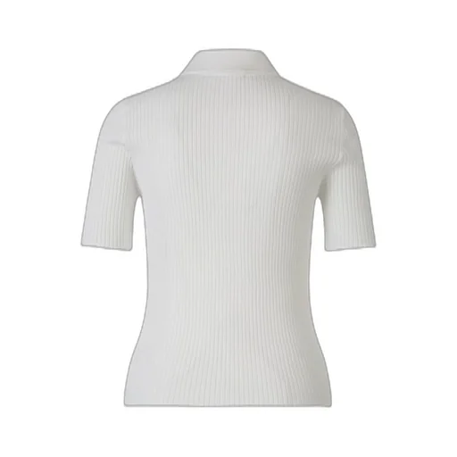 Iconic Rib Knit Polo Shirt