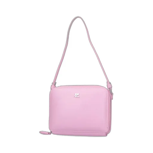 Cloud Logo Plaque Zip-Up Shoulder Bag