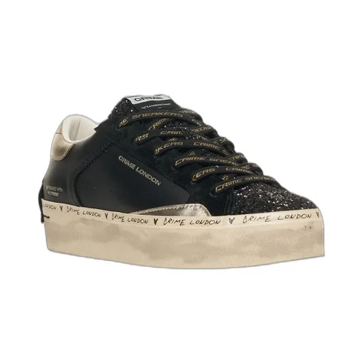 Distressed Platform Sneakers