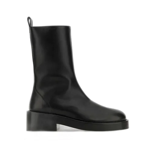 Round-Toe Ankle Boots
