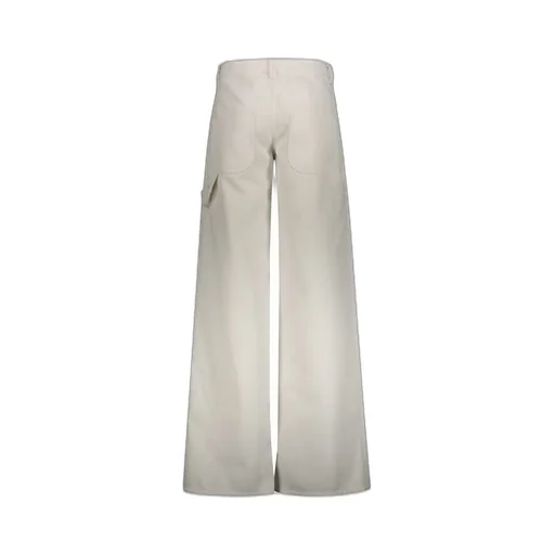 High-Waist Straight-Leg Flared Trousers