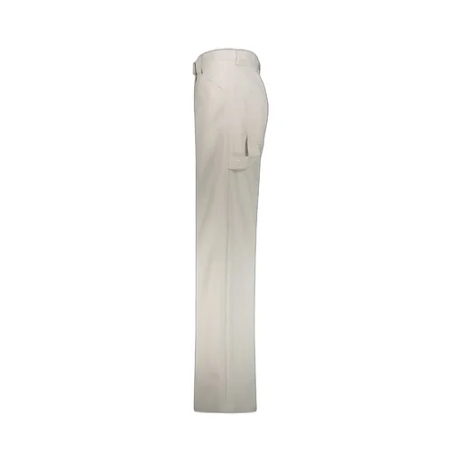 High-Waist Straight-Leg Flared Trousers