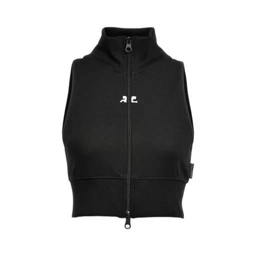 Interlock Tracksuit Cropped Vest