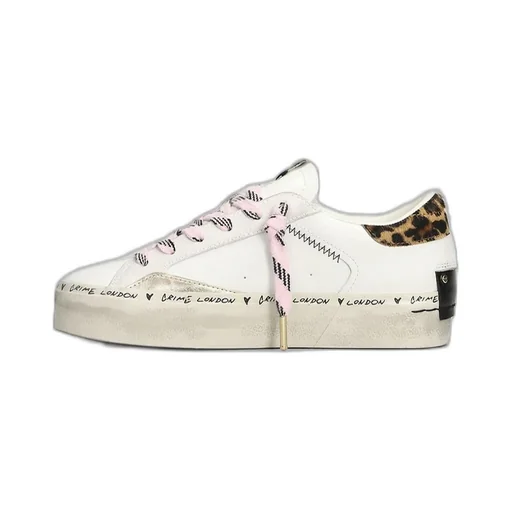 Distressed Low-Top Sneakers