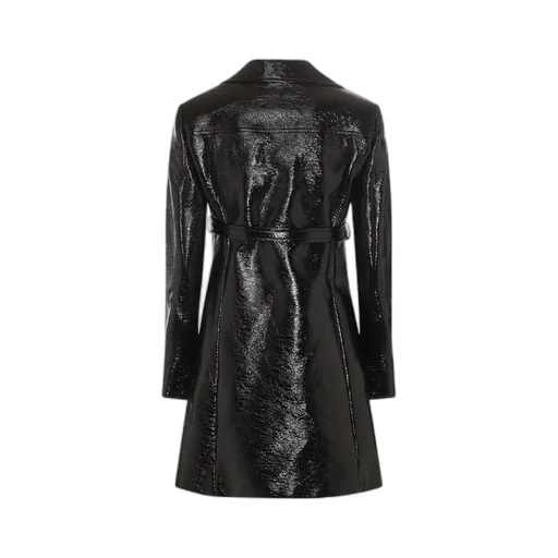 Belted Short Heritage Vinyl Coat