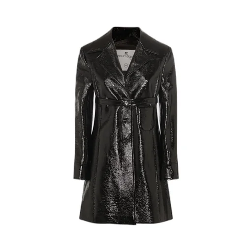 Belted Short Heritage Vinyl Coat