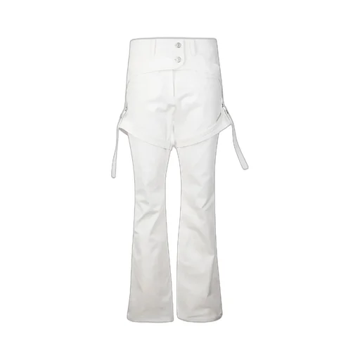 Stretched Flared Pants