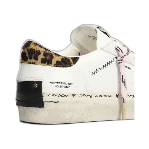 Distressed Low-Top Sneakers