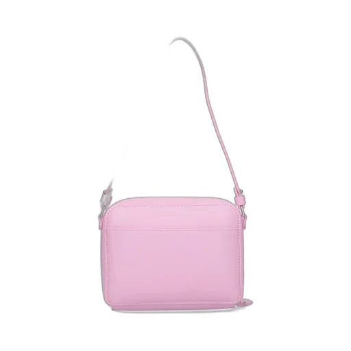 Cloud Logo Plaque Zip-Up Shoulder Bag