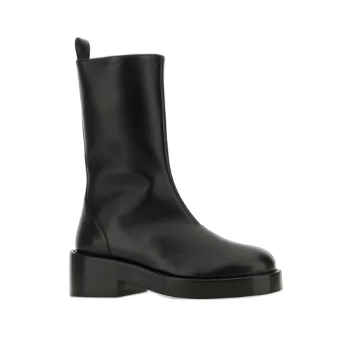 Round-Toe Ankle Boots