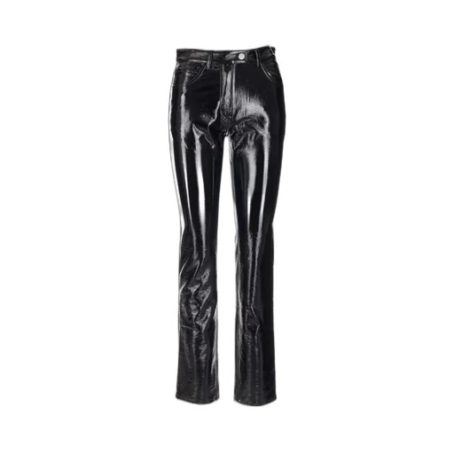 Straight-Leg Slim-Cut Pants