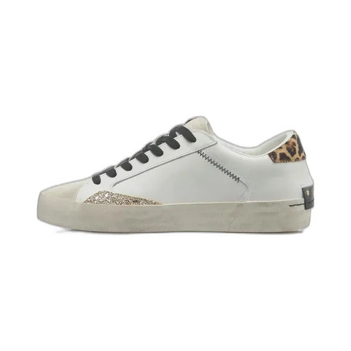Distressed Lace-Up Sneakers
