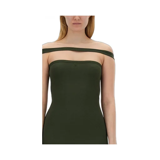 Hyperbole 90's Rib Long Dress