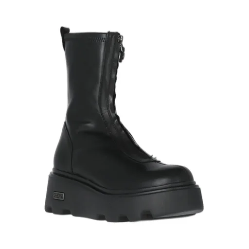 Front Zip Ankle Boots