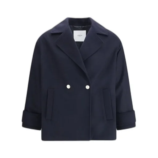 Double-Breasted Midi Coat