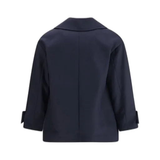 Double-Breasted Midi Coat