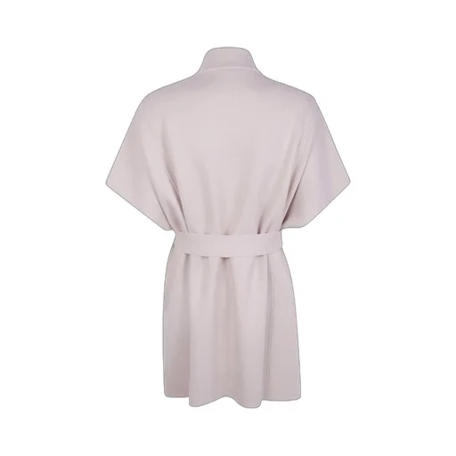 Cashmere Fox-Trim Cape