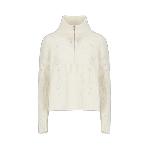 Woven High Neck Knitwear