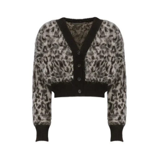 Leopard Knit Cardigan