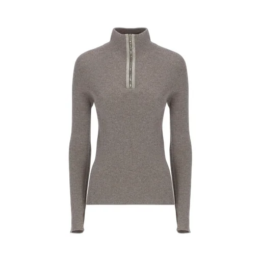 Ribbed Zip Knitwear