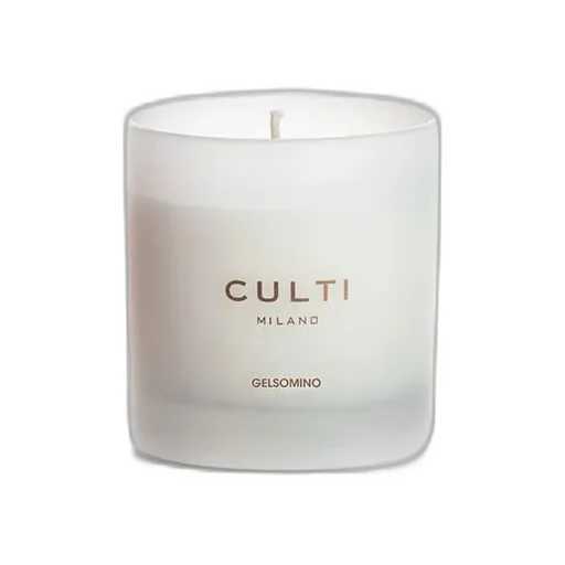 Screen-Printed Glass Candle