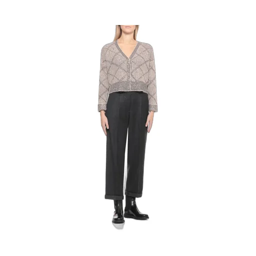 Paillette V-Neck Cardigan