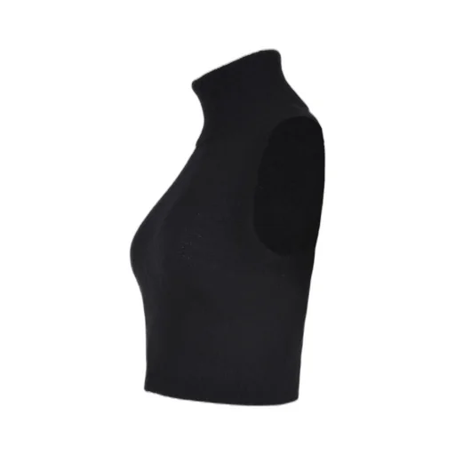 Ribbed High-Neck Knitwear