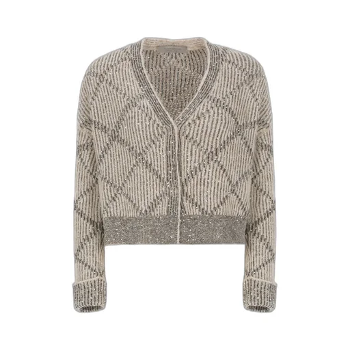 Paillette V-Neck Cardigan