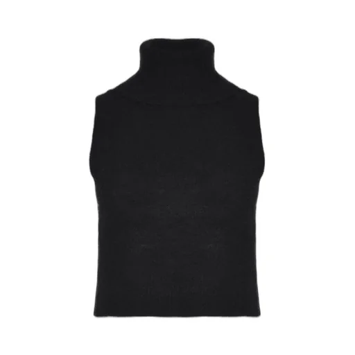 Ribbed High-Neck Knitwear
