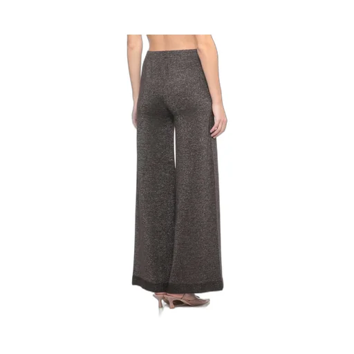 Lurex Wide-Leg Pants