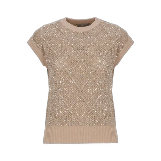 Paillette Knit Gilet