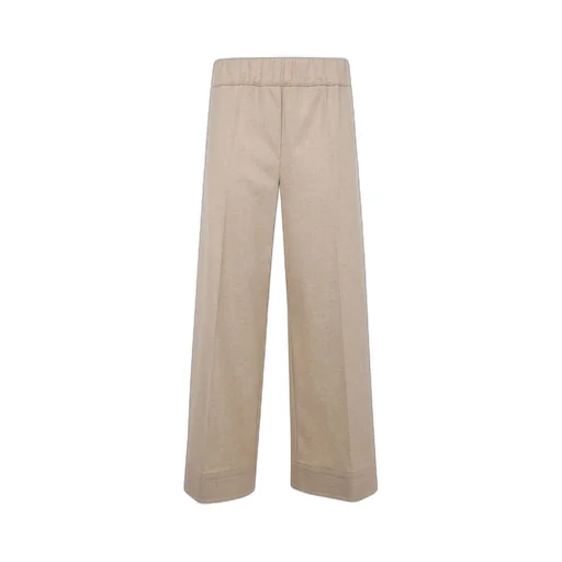 Flannel Wide-Leg Pants
