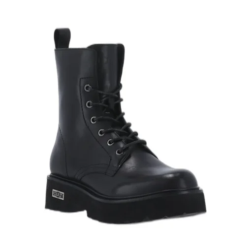 Logo Detailed Lace-Up Boots