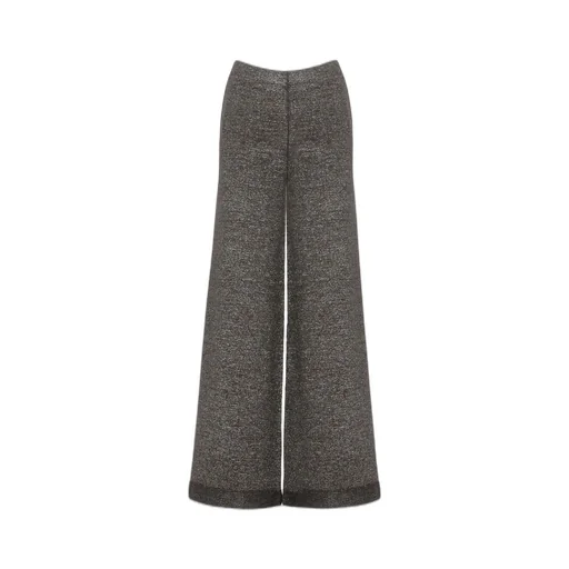 Lurex Wide-Leg Pants