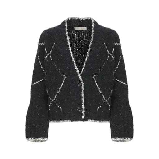 Geometric Pattern Cardigan