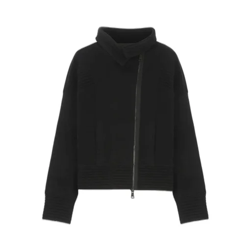 Zip-Front Wool Jacket