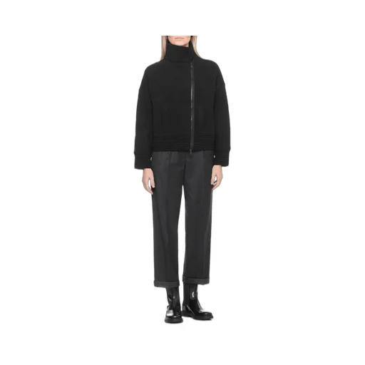 Zip-Front Wool Jacket