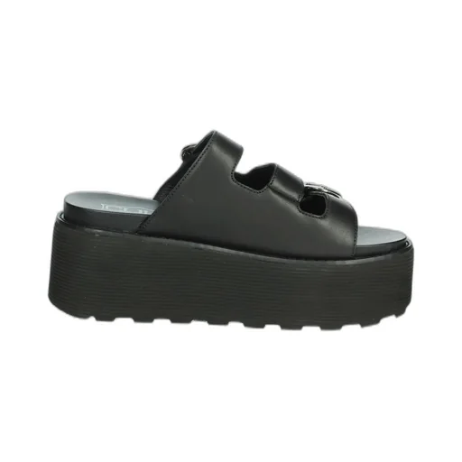 Buckle Detailed Platform Sandals