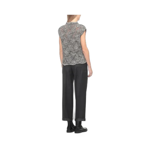 Perforated Lurex Knitwear