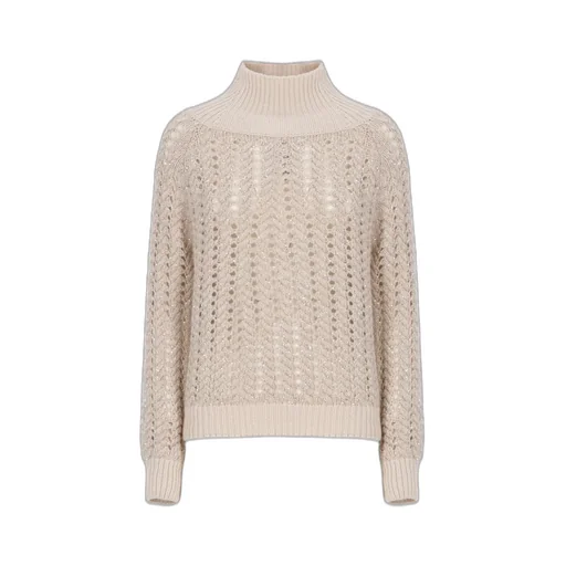Sequined Perforated Knitwear