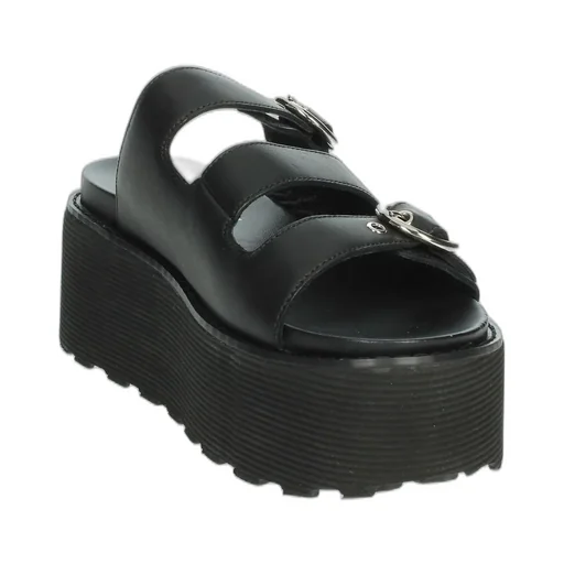 Buckle Detailed Platform Sandals