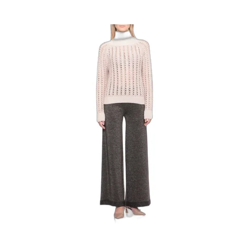 Sequined Perforated Knitwear