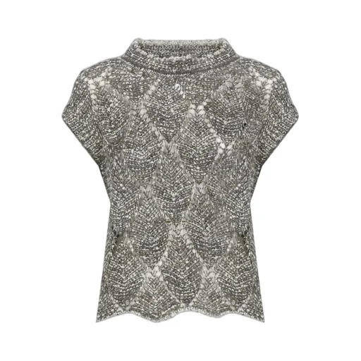 Perforated Lurex Knitwear