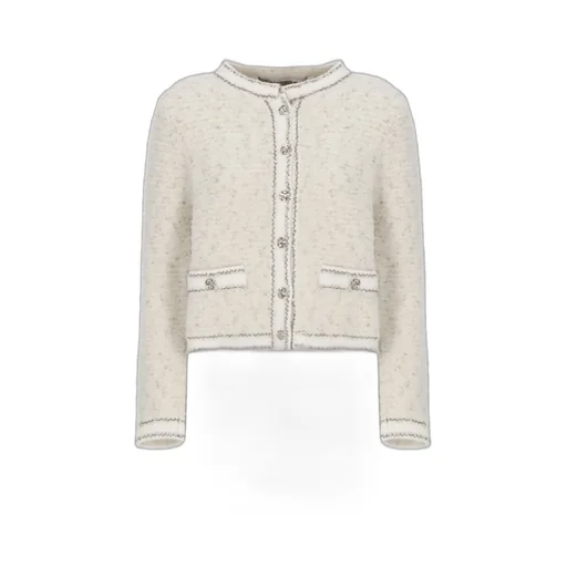 Sequined Button-Up Knitwear