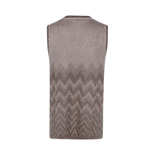 Zigzag Knit Vest