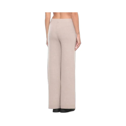 Sequined Elastic-Waist Pants