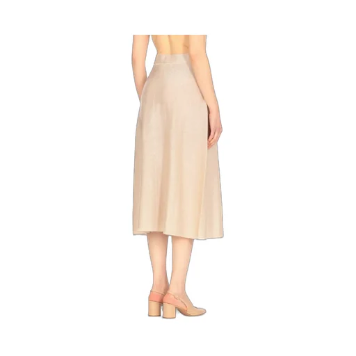 Flared Midi Skirt